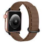 سوار ساعة سيليكون مغناطيسي مع إبزيم عكسي، لسلسلة Apple Watch 2 مقاس 42 مم، لسلسلة Apple Watch 2 مقاس 38 مم، لسلسلة Apple Watch مقاس 42 مم