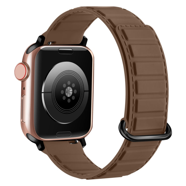 سوار ساعة سيليكون مغناطيسي مع إبزيم عكسي، لسلسلة Apple Watch 2 مقاس 42 مم، لسلسلة Apple Watch 2 مقاس 38 مم، لسلسلة Apple Watch مقاس 42 مم