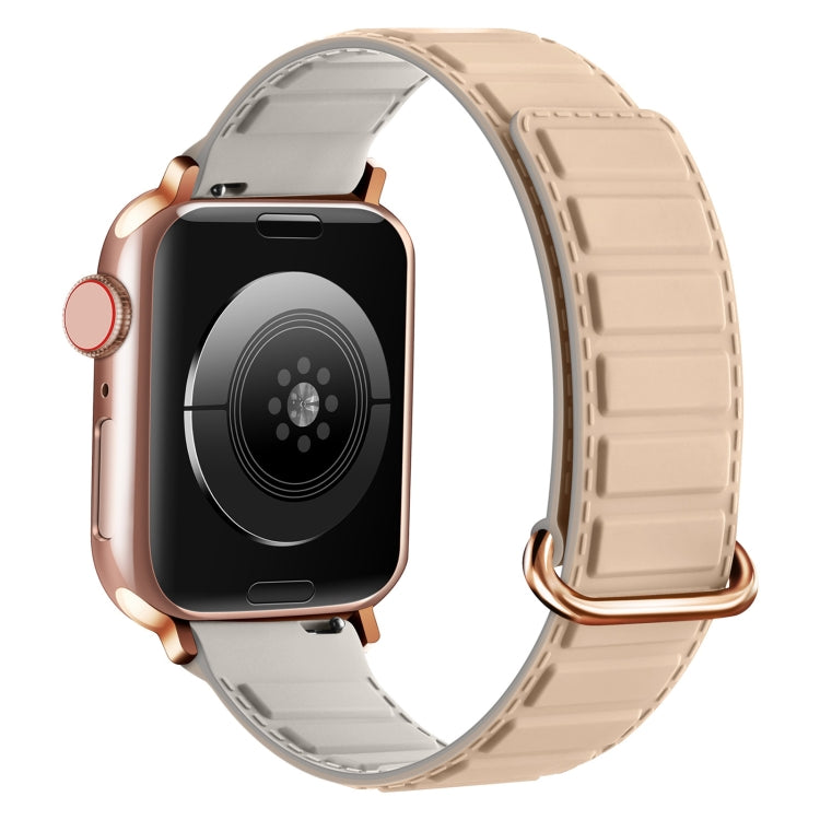 سوار ساعة سيليكون مغناطيسي مع إبزيم عكسي، لسلسلة Apple Watch 2 مقاس 42 مم، لسلسلة Apple Watch 2 مقاس 38 مم، لسلسلة Apple Watch مقاس 42 مم