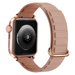 سوار ساعة سيليكون مغناطيسي مع إبزيم عكسي، لسلسلة Apple Watch 2 مقاس 42 مم، لسلسلة Apple Watch 2 مقاس 38 مم، لسلسلة Apple Watch مقاس 42 مم
