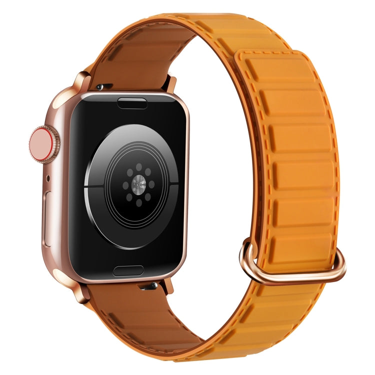سوار ساعة سيليكون مغناطيسي مع إبزيم عكسي، لسلسلة Apple Watch 2 مقاس 42 مم، لسلسلة Apple Watch 2 مقاس 38 مم، لسلسلة Apple Watch مقاس 42 مم