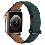 سوار ساعة سيليكون مغناطيسي بإبزيم عكسي، لسلسلة Apple Watch 10 مقاس 46 مم، لسلسلة Apple Watch 10 مقاس 42 مم، لسلسلة Apple Watch SE 2023 مقاس 44 مم
