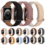 سوار ساعة سيليكون مغناطيسي مع إبزيم عكسي، لسلسلة Apple Watch 2 مقاس 42 مم، لسلسلة Apple Watch 2 مقاس 38 مم، لسلسلة Apple Watch مقاس 42 مم