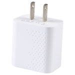 شاحن سفر LZ-105PD بقوة 25 واط بمنفذي USB-C / Type-C بنمط نقطي، قابس الولايات المتحدة، قابس الاتحاد الأوروبي