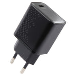 شاحن سفر LZ-105PD بقوة 25 واط بمنفذي USB-C / Type-C بنمط نقطي، قابس الولايات المتحدة، قابس الاتحاد الأوروبي