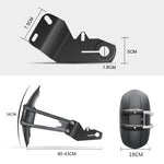 Motorcycle Stainless Steel Modified Rear Wheel Fender Dustproof Splash Flaps Mudguards Fender Guard, A Style Foot, B Style Foot, C Style Foot, D Style Foot, E Style Foot
