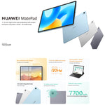 هواوي MatePad 11.5 بوصة 2023 واي فاي، HarmonyOS 3.1 كوالكوم سنابدراجون 7 الجيل 1 ثماني النواة، لا يدعم Google Play، 8GB+128GB، 8GB+256GB، 8GB+128GB شاشة منتشرة، 8GB+256GB شاشة منتشرة