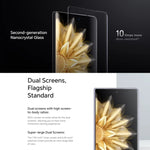 Honor Magic V2 Ultimate 5G، شاشة 7.92 بوصة + 6.43 بوصة MagicOS 7.2 معالج Snapdragon 8 Gen2 ثماني النواة حتى 3.36 جيجاهرتز، الشبكة: 5G، OTG، لا يدعم Google Play، 16 جيجابايت + 1 تيرابايت