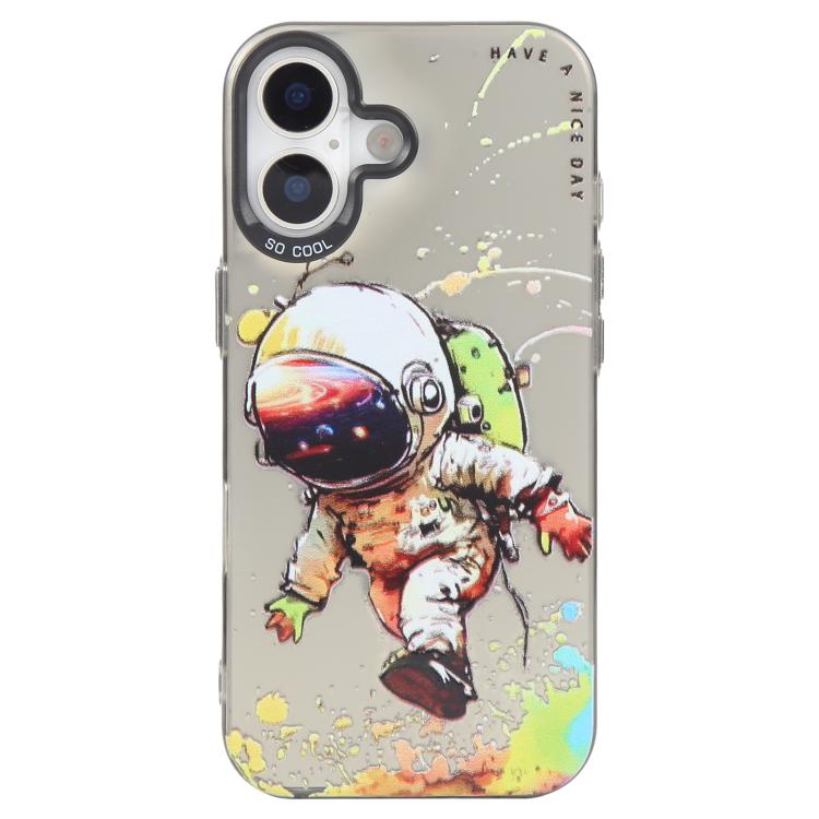 غطاء هاتف من PC + TPU بنقشة لوحات زيتية بنمط حيوانات، لهاتف iPhone Air