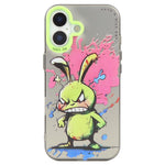 غطاء هاتف من PC + TPU بنقشة لوحات زيتية بنمط حيوانات، لهاتف iPhone Air