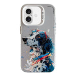 غطاء هاتف من PC + TPU بنقشة لوحات زيتية بنمط حيوانات، لهاتف iPhone Air