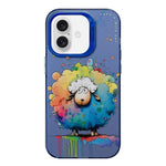 غطاء هاتف من PC + TPU بنقشة لوحات زيتية بنمط حيوانات، لهاتف iPhone Air