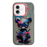 غطاء هاتف من PC + TPU بنقشة لوحات زيتية بنمط حيوانات، لهاتف iPhone Air