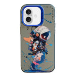 غطاء هاتف من PC + TPU بنقشة لوحات زيتية بنمط حيوانات، لهاتف iPhone Air