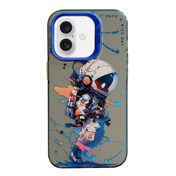 غطاء هاتف من PC + TPU بنقشة لوحات زيتية بنمط حيوانات، لهاتف iPhone Air