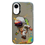 Animal Pattern Oil Painting Series PC + TPU Phone Case, For iPhone XR