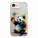Animal Pattern Oil Painting Series PC + TPU Phone Case, For iPhone 6s Plus / 6 Plus