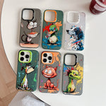 Animal Pattern Oil Painting Series PC + TPU Phone Case, For iPhone 12 mini