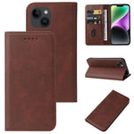 Magnetic Closure Leather Phone Case, For iPhone 15 Pro Max, For iPhone 15 Pro, For iPhone 15 Plus, For iPhone 15