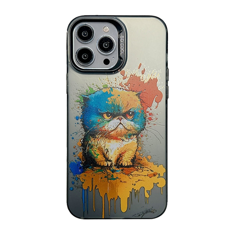 Cute Animal Pattern Series PC + TPU Phone Case, For iPhone 14 Pro Max, For iPhone 15 Plus, For iPhone 15, For iPhone 13 Pro Max