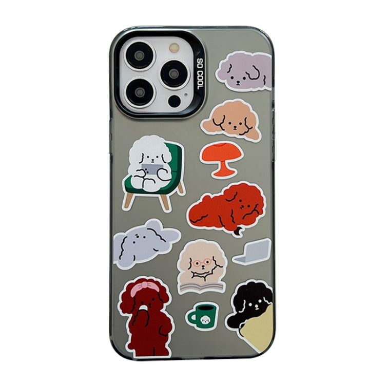 Cute Animal Pattern Series PC + TPU Phone Case, For iPhone 14 Pro Max, For iPhone 15 Plus, For iPhone 15, For iPhone 13 Pro Max