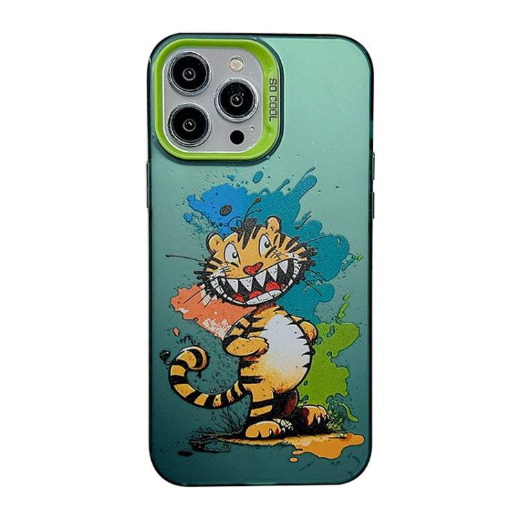 Cute Animal Pattern Series PC + TPU Phone Case, For iPhone 14 Pro Max, For iPhone 15 Plus, For iPhone 15, For iPhone 13 Pro Max