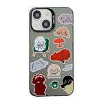 Cute Animal Pattern Series PC + TPU Phone Case, For iPhone 14 Pro Max, For iPhone 15 Plus, For iPhone 15, For iPhone 13 Pro Max