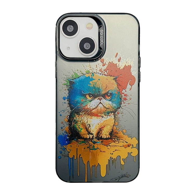 Cute Animal Pattern Series PC + TPU Phone Case, For iPhone 14 Pro Max, For iPhone 15 Plus, For iPhone 15, For iPhone 13 Pro Max