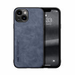 غطاء هاتف خلفي من الجلد المغناطيسي بملمس يشبه الجلد الطبيعي، لأجهزة iPhone 14، iPhone 14 Pro، iPhone 14 Pro Max