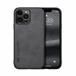 غطاء هاتف خلفي من الجلد المغناطيسي بملمس يشبه الجلد الطبيعي، لأجهزة iPhone 14، iPhone 14 Pro، iPhone 14 Pro Max