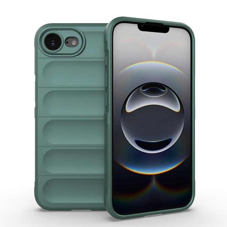 غطاء هاتف TPU + فلانيل بدرع سحري، لأجهزة iPhone 17e / 16e، iPhone 17 Pro Max، iPhone 17 Pro، iPhone 17