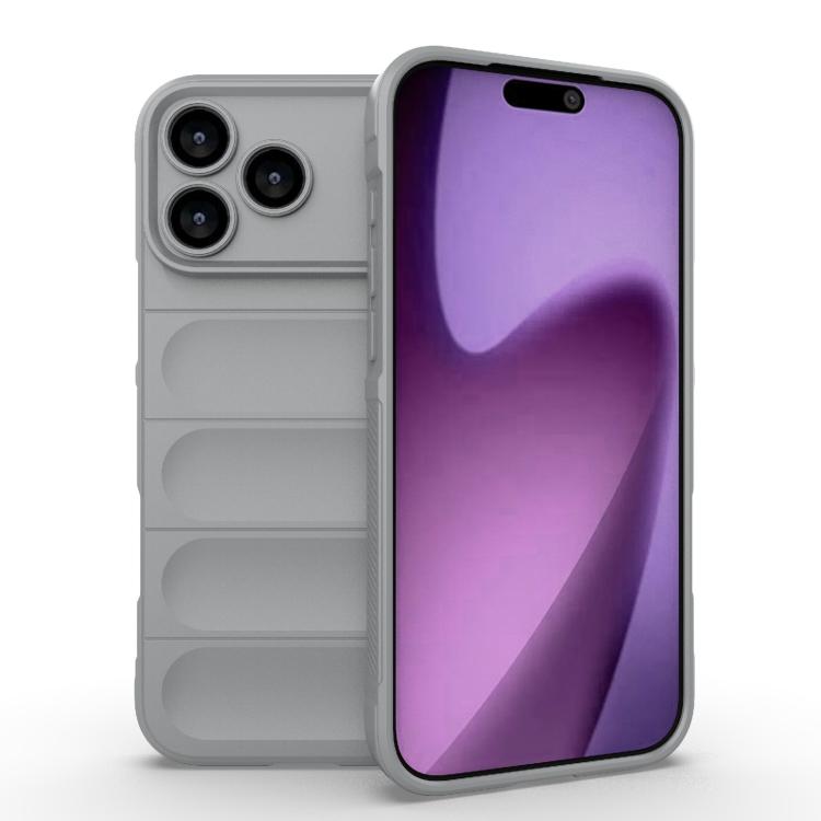 غطاء هاتف TPU + فلانيل بدرع سحري، لأجهزة iPhone 17e / 16e، iPhone 17 Pro Max، iPhone 17 Pro، iPhone 17