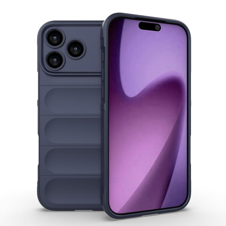 غطاء هاتف TPU + فلانيل بدرع سحري، لأجهزة iPhone 17e / 16e، iPhone 17 Pro Max، iPhone 17 Pro، iPhone 17