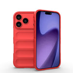 غطاء هاتف TPU + فلانيل بدرع سحري، لأجهزة iPhone 17e / 16e، iPhone 17 Pro Max، iPhone 17 Pro، iPhone 17
