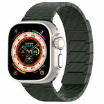Carbon Fiber Magnetic Loop Watch Band, For Apple Watch Series 10 46mm, For Apple Watch Series 10 42mm, For Apple Watch SE 2023 44mm, For Apple Watch SE 2023 40mm, For Apple Watch Ultra 2 49mm, For Apple Watch Series 9 45mm, For Apple Watch Series 9 41m...