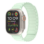 سوار ساعة سيليكون بحلقة مغناطيسية، لسلسلة Apple Watch 9 مقاس 45 مم، لسلسلة Apple Watch 9 مقاس 41 مم، لسلسلة Apple Watch Ultra مقاس 49 مم