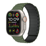 سوار ساعة سيليكون بحلقة مغناطيسية، لسلسلة Apple Watch 9 مقاس 45 مم، لسلسلة Apple Watch 9 مقاس 41 مم، لسلسلة Apple Watch Ultra مقاس 49 مم