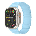 سوار ساعة سيليكون بحلقة مغناطيسية، لسلسلة Apple Watch 9 مقاس 45 مم، لسلسلة Apple Watch 9 مقاس 41 مم، لسلسلة Apple Watch Ultra مقاس 49 مم