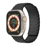 سوار ساعة سيليكون بحلقة مغناطيسية، لسلسلة Apple Watch SE 2023 مقاس 44 مم، لسلسلة Apple Watch SE 2023 مقاس 40 مم، لسلسلة Apple Watch Ultra 2 مقاس 49 مم