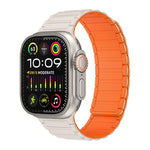 سوار ساعة سيليكون بحلقة مغناطيسية، لسلسلة Apple Watch SE 2023 مقاس 44 مم، لسلسلة Apple Watch SE 2023 مقاس 40 مم، لسلسلة Apple Watch Ultra 2 مقاس 49 مم