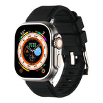 Double Ring Silicone Watch Band, For Apple Watch SE 40mm, For Apple Watch SE 44mm, For Apple Watch 6 40mm, For Apple Watch 6 44mm