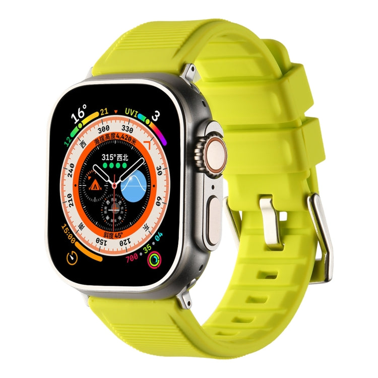 Double Ring Silicone Watch Band, For Apple Watch SE 40mm, For Apple Watch SE 44mm, For Apple Watch 6 40mm, For Apple Watch 6 44mm