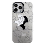 Electroplated Silver Series PC Protective Phone Case, For iPhone 12 Pro, For iPhone 11