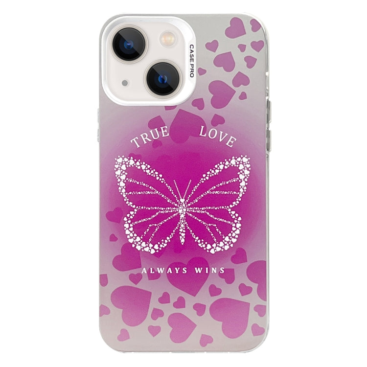 Electroplated Silver Series PC Protective Phone Case, For iPhone 14, For iPhone 14 Pro