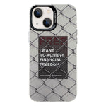 Electroplated Silver Series PC Protective Phone Case, For iPhone 14, For iPhone 14 Pro