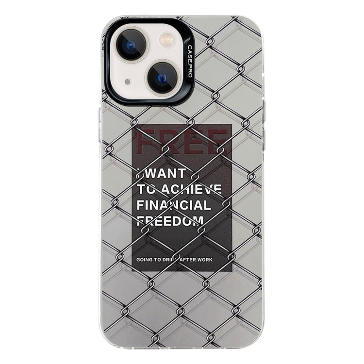Electroplated Silver Series PC Protective Phone Case, For iPhone 14, For iPhone 14 Pro