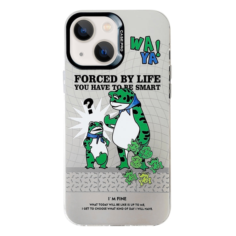 Electroplated Silver Series PC Protective Phone Case, For iPhone 15 Plus, For iPhone 15