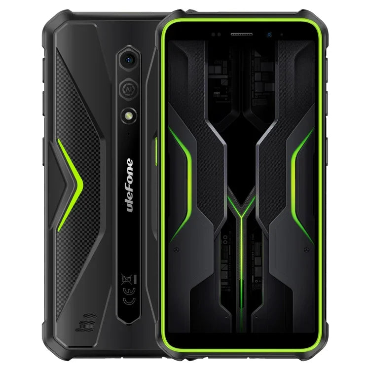Ulefone Armor X12 Pro، هاتف مقاوم بمعيار IP68/IP69K، شاشة 5.45 بوصة أندرويد 15 معالج MediaTek Helio G36 ثماني النواة، الشبكة: 4G، NFC، 4 جيجابايت + 64 جيجابايت