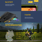Ulefone Armor X12 Pro، هاتف مقاوم بمعيار IP68/IP69K، شاشة 5.45 بوصة أندرويد 15 معالج MediaTek Helio G36 ثماني النواة، الشبكة: 4G، NFC، 4 جيجابايت + 64 جيجابايت