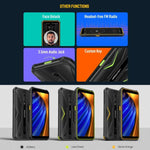 Ulefone Armor X12 Pro، هاتف مقاوم بمعيار IP68/IP69K، شاشة 5.45 بوصة أندرويد 15 معالج MediaTek Helio G36 ثماني النواة، الشبكة: 4G، NFC، 4 جيجابايت + 64 جيجابايت